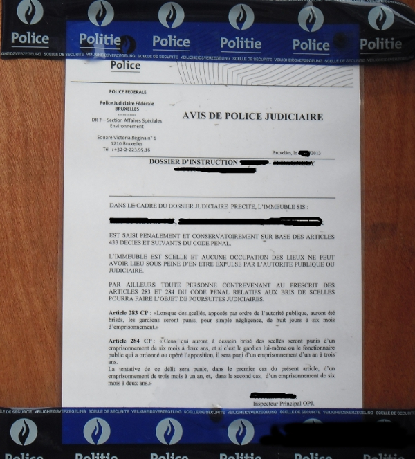 Ordre de police, saisie d'un bien immobilier insalubre