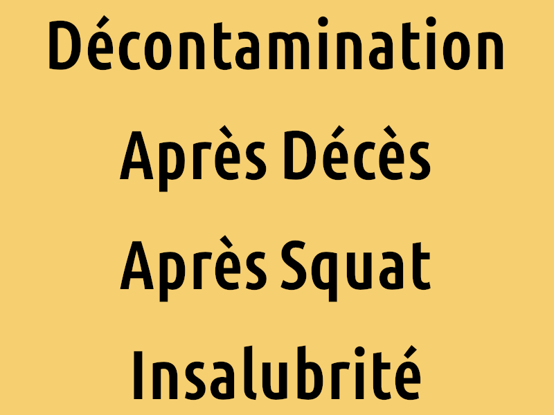 Décontamination